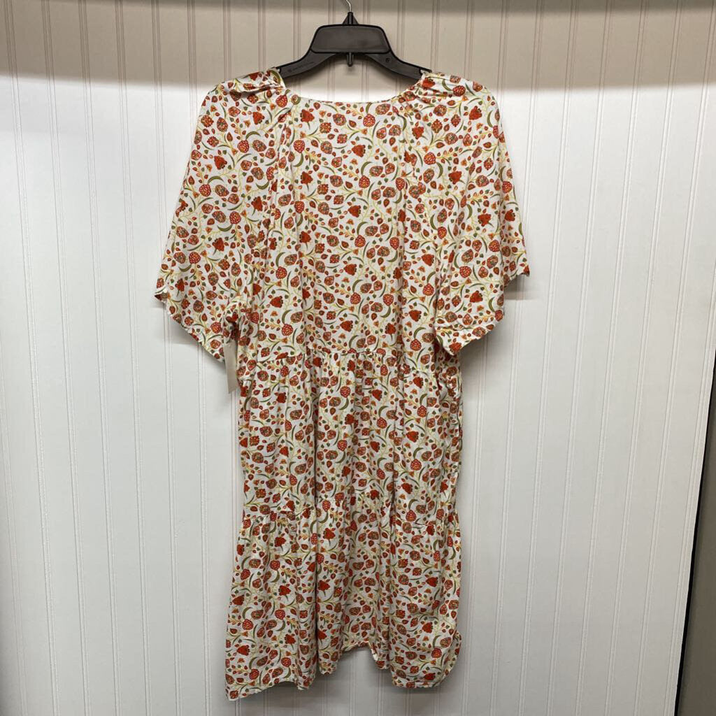SHORT SLEEVE SHORT DRESS
