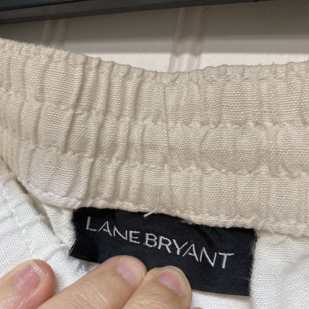WOMENS PLUS LINEN PANTS