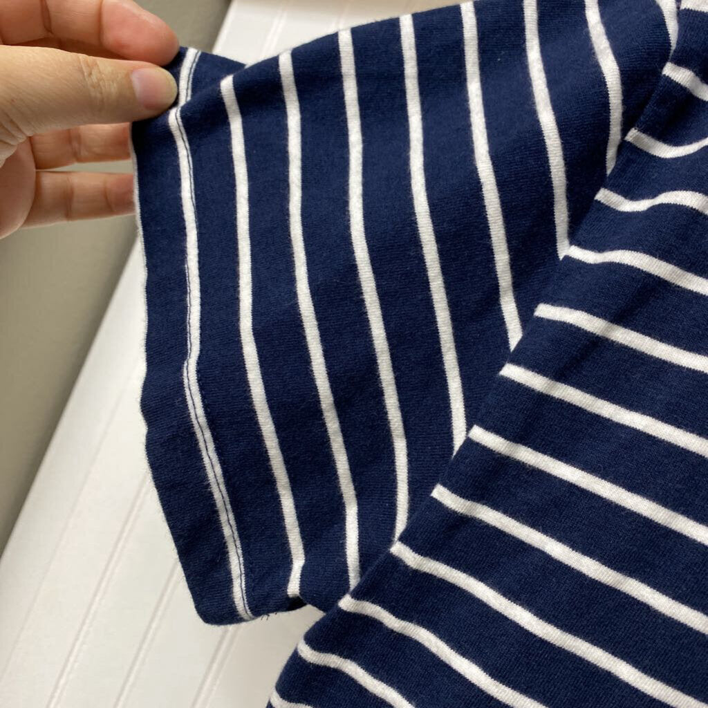 STRIPED POCKET SHORT SLEEVED