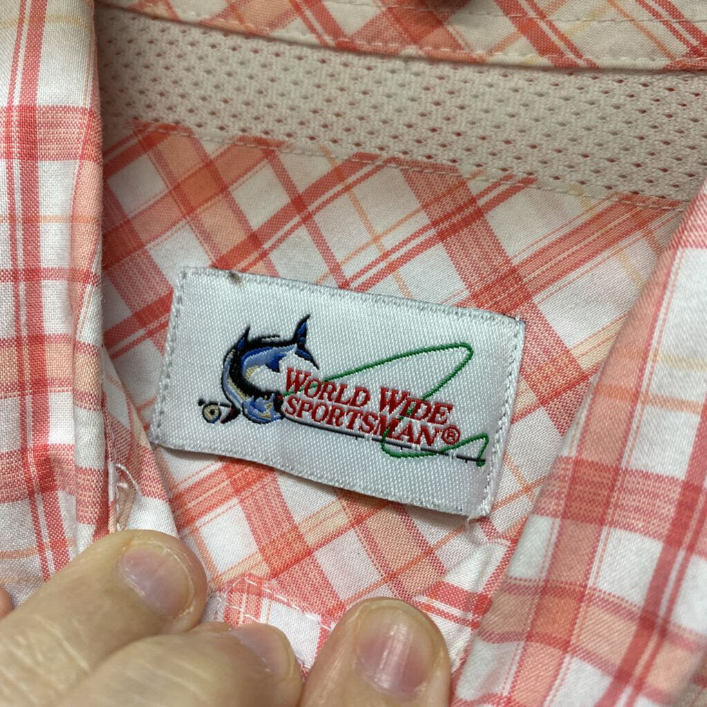 PINK PLAID DRESS SHIRT