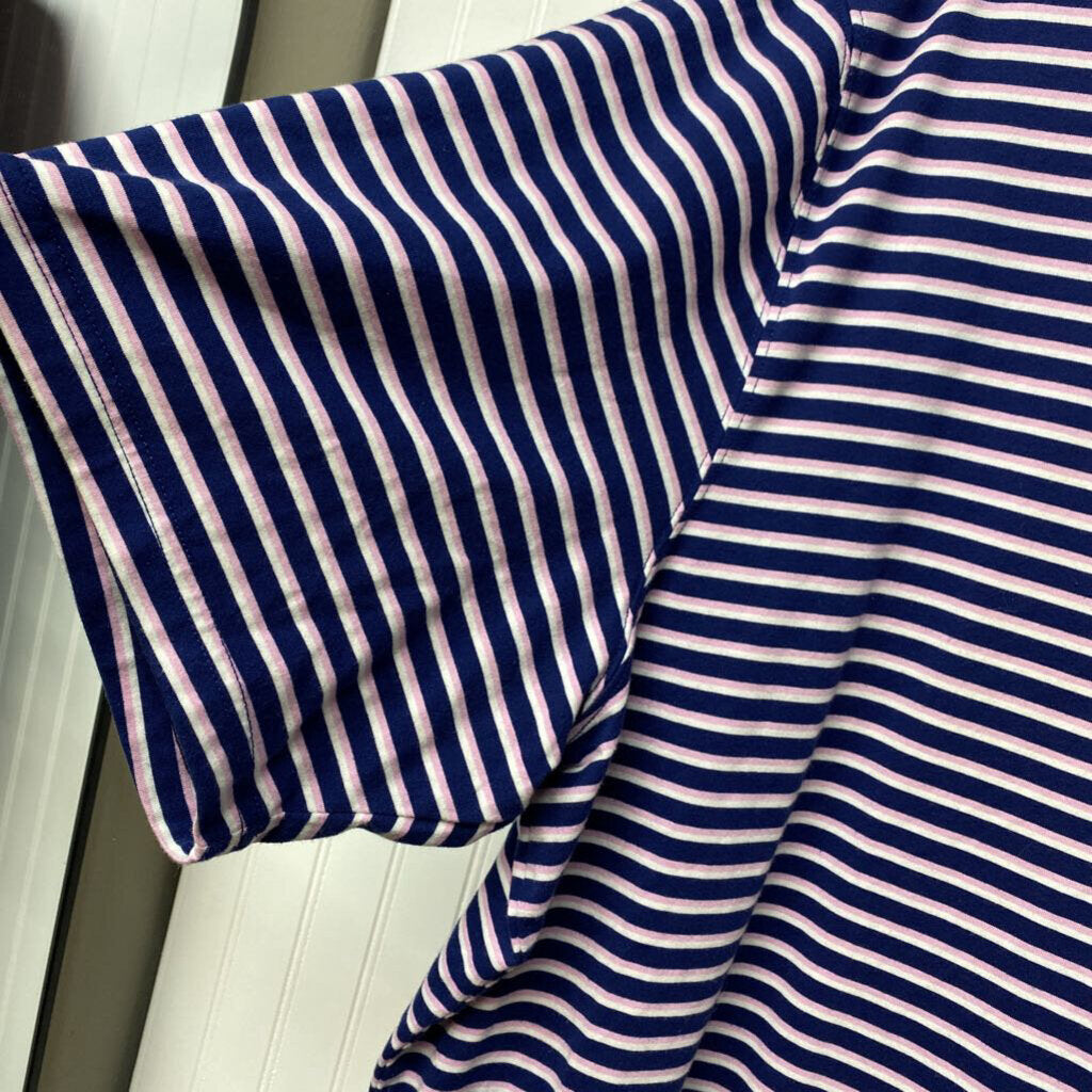 *MENS BIG AND TALL STRIPE POLO SHIRT