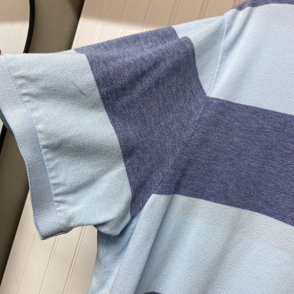*MENS BOLD STRIPE LIGHT BLUE AND MED BLUE