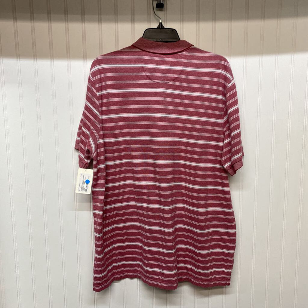 *MENS RED AND WHITE STRIPE