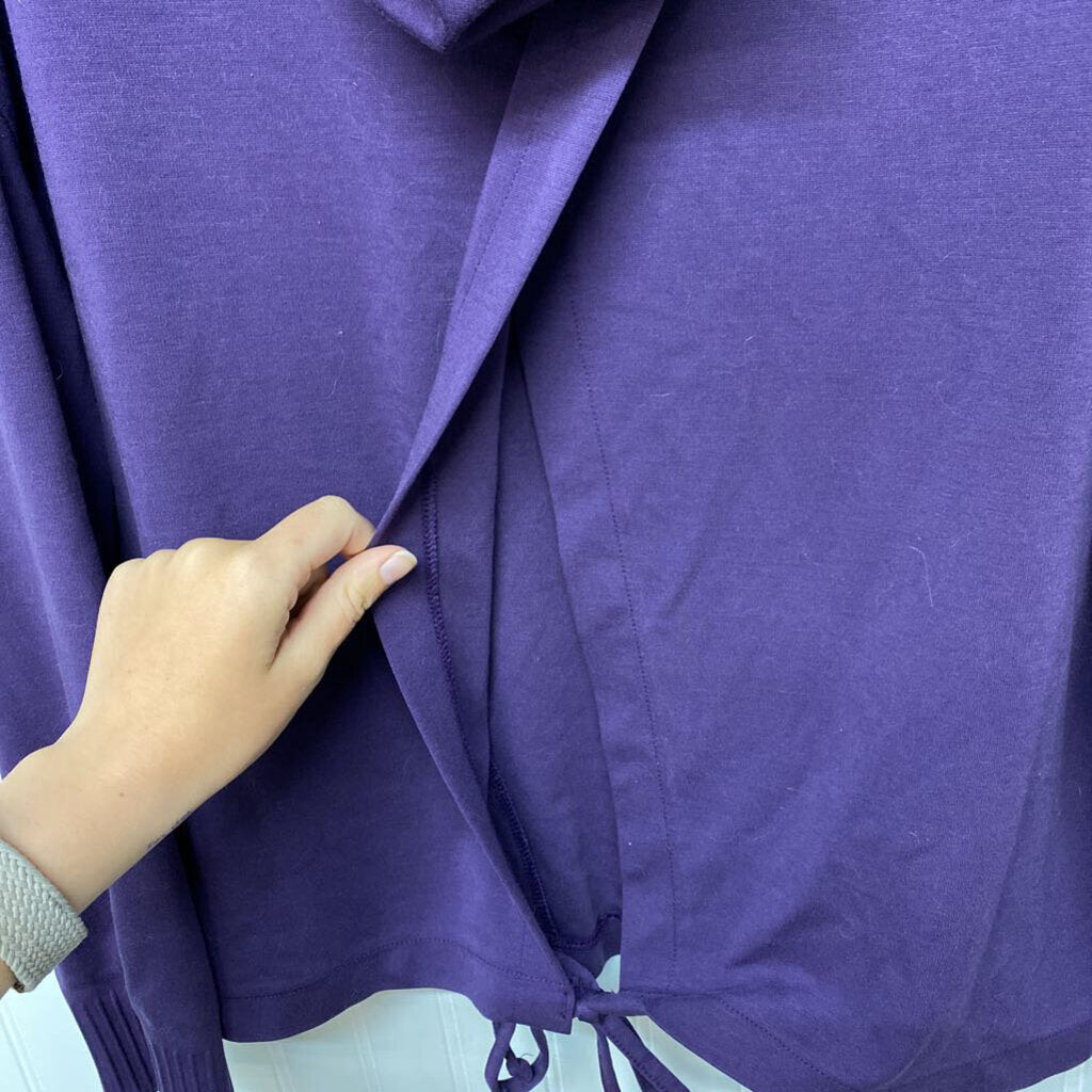 OPEN BACK HOODIE