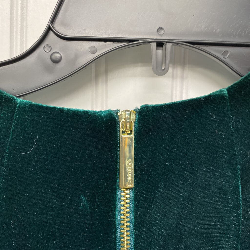 GREEN SATIN DRESS
