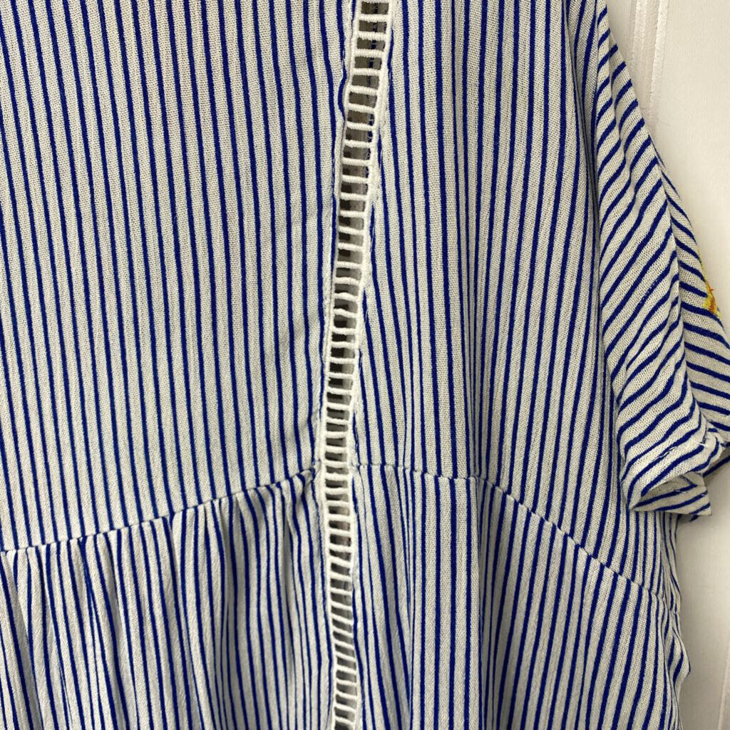 *SHORT SLEEVE STRIPE WITH EMBORDIE