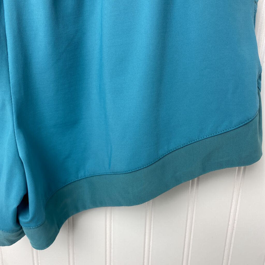 *LADIES ACTIVE TEAL SHORTS