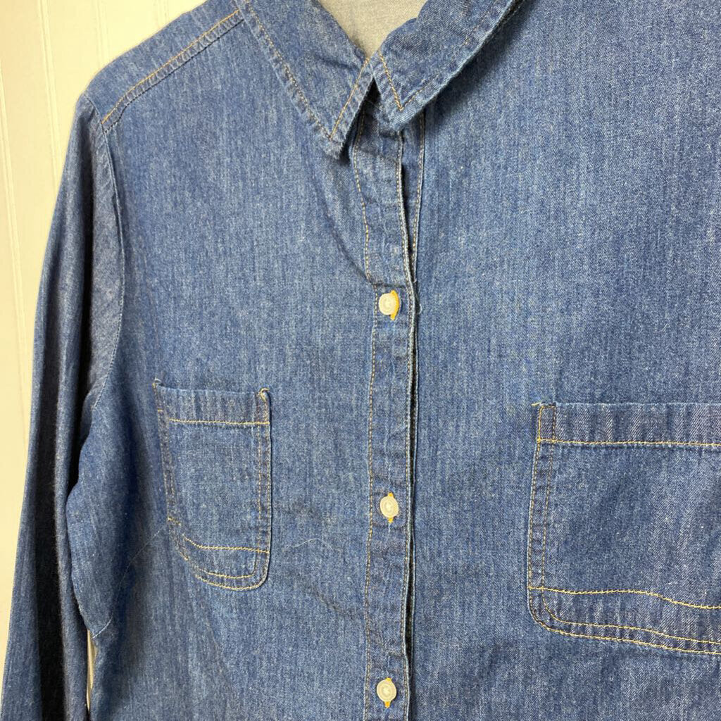 LONG SLEEVE DENIM SHIRT
