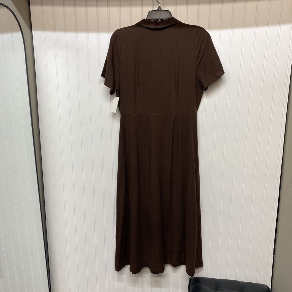 SHORT SLEEVE BUTTON UP DRESS