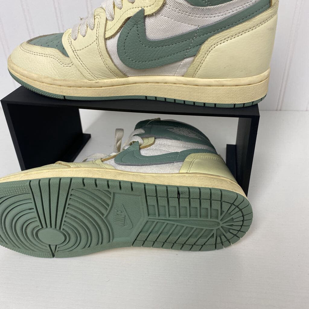 CREAM AND SAGE HIGH TOPS
