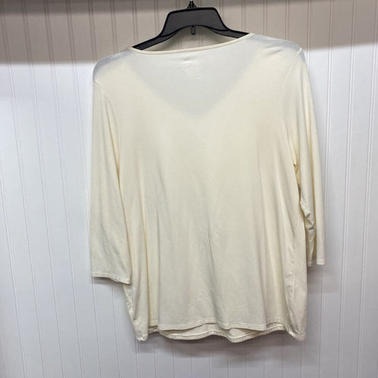 LONG SLEEVE V NECK TOP