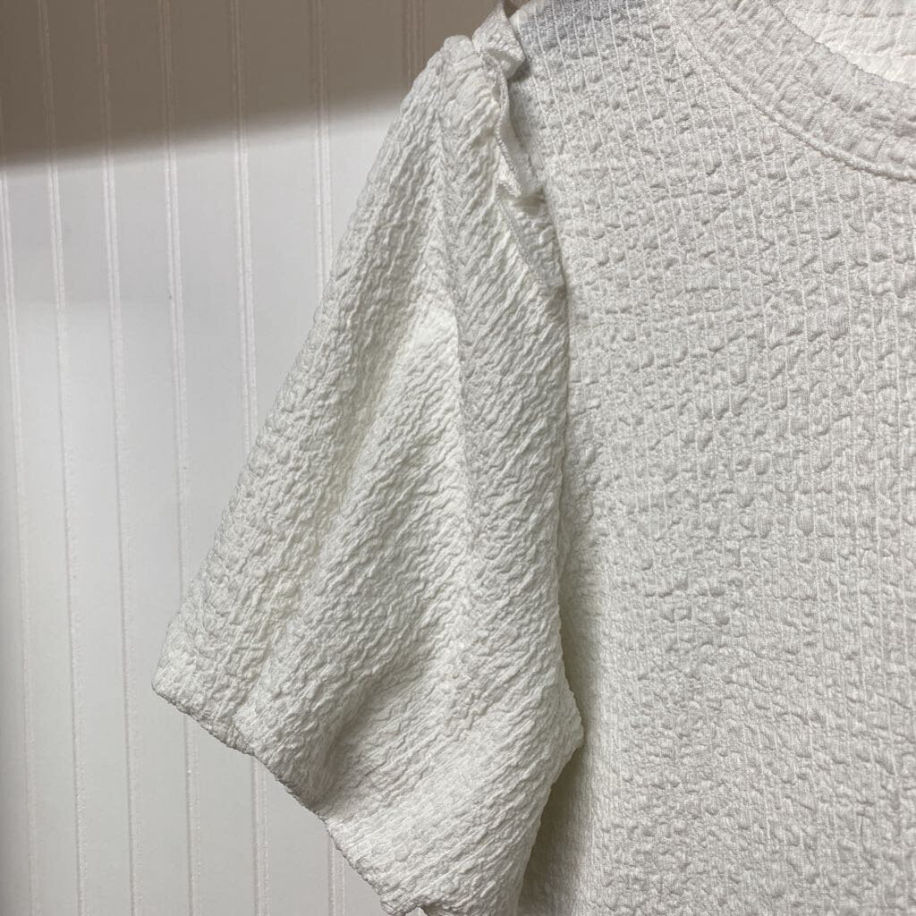 WHITE DRESS TOP