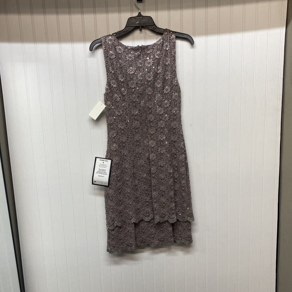 SLEEVELESS LACE SHORT DRESS