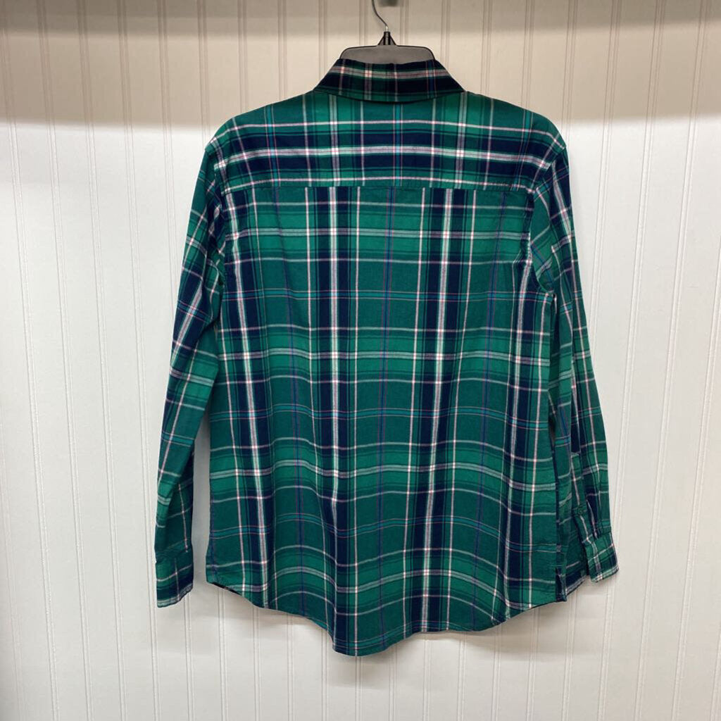 LONG SLEEVE PLAID BUTTON UP