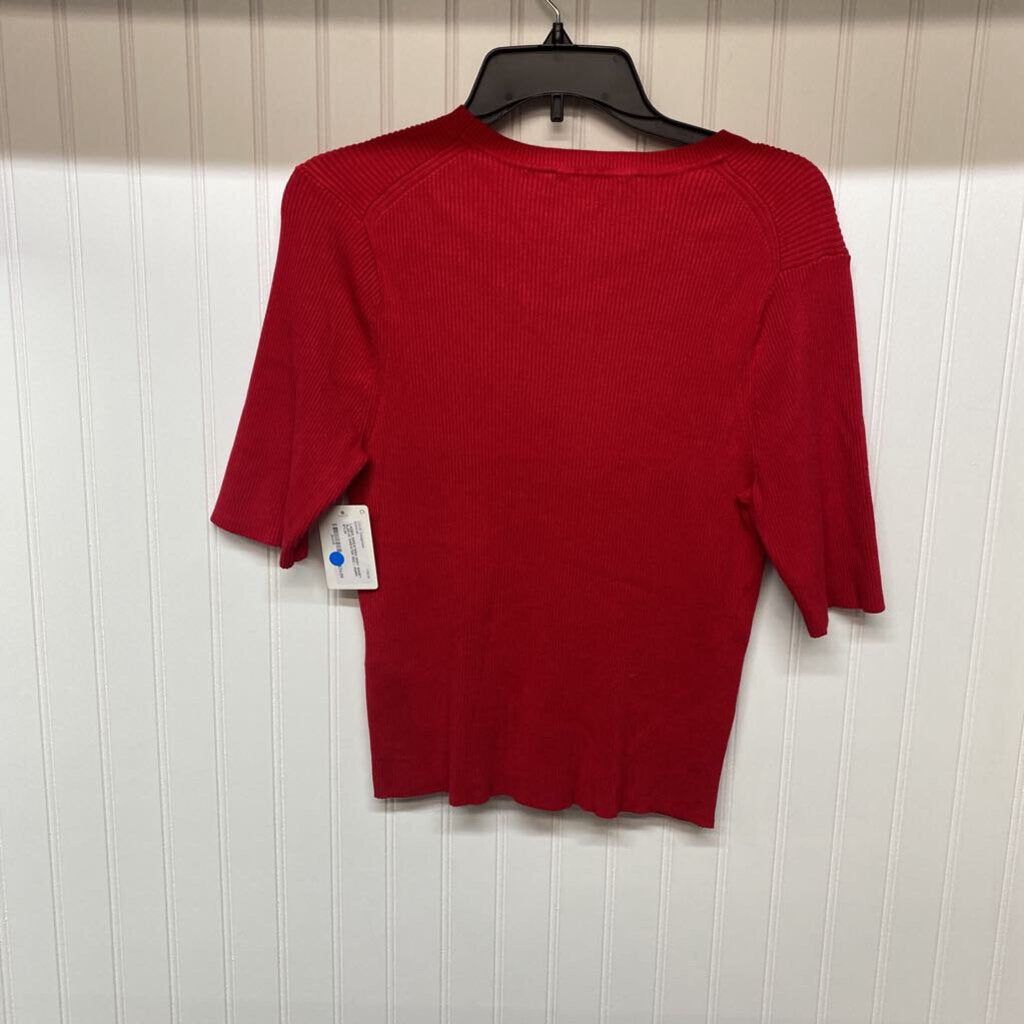 SHORT SLEEVE SWEATER