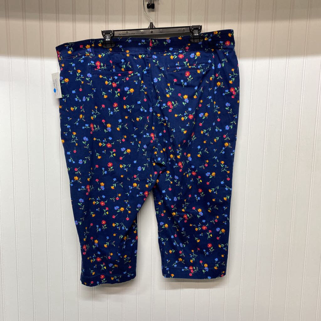 FLORAL PRINT CAPRIS