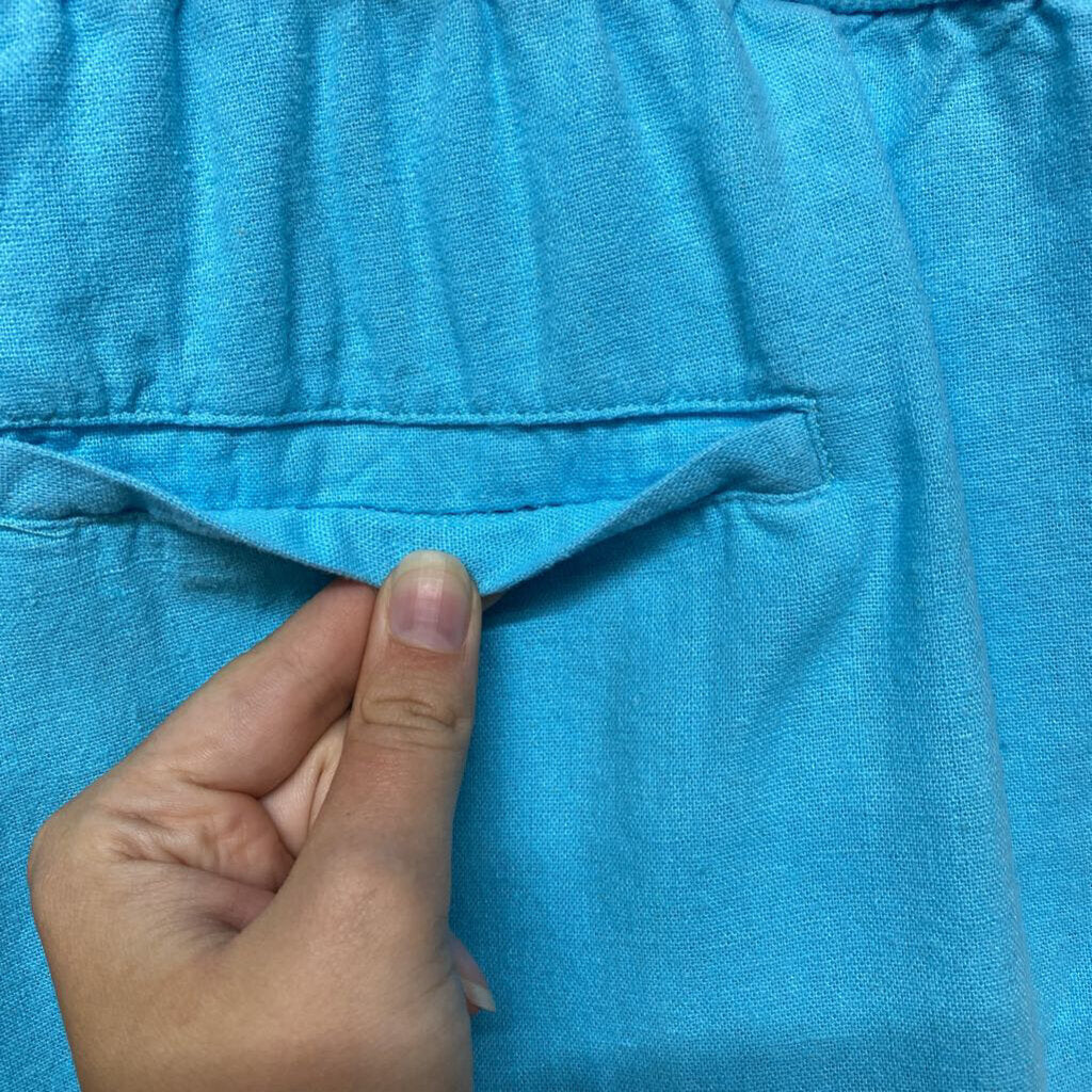 DRAWSTRING WAIST PANTS