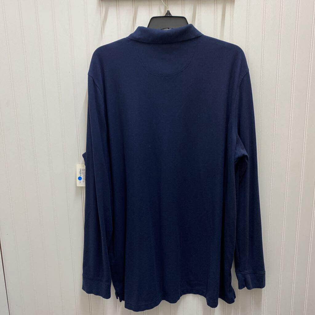 BIG & TALL LONG SLEEVE POLO