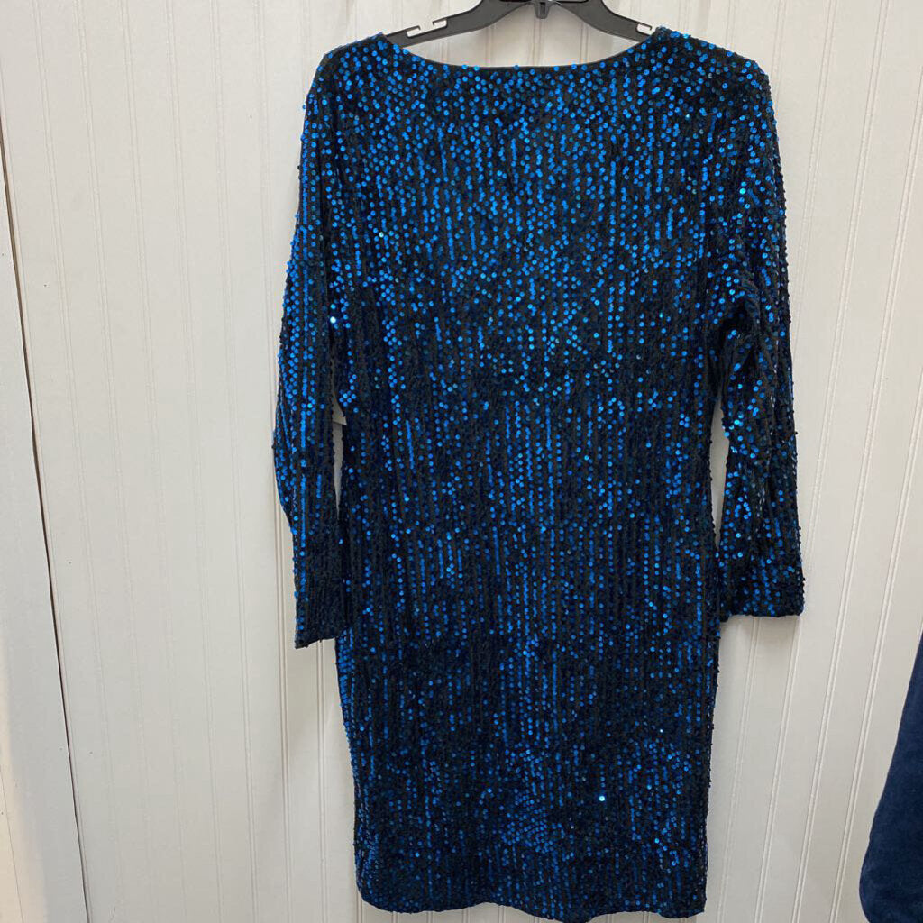 LONG SLEEVE SEQUIN DRESS