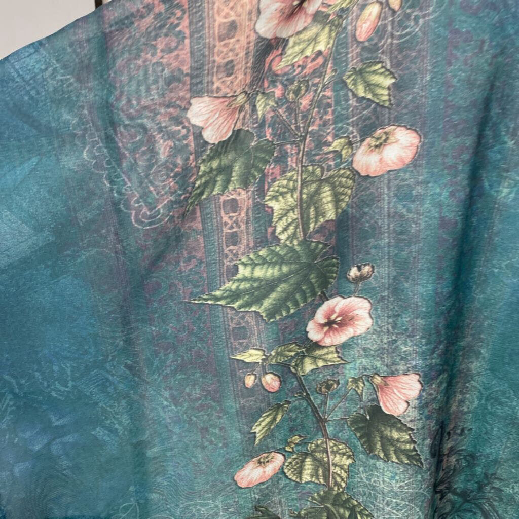 SHORT SLEEVE SHEER CARDIGAN
