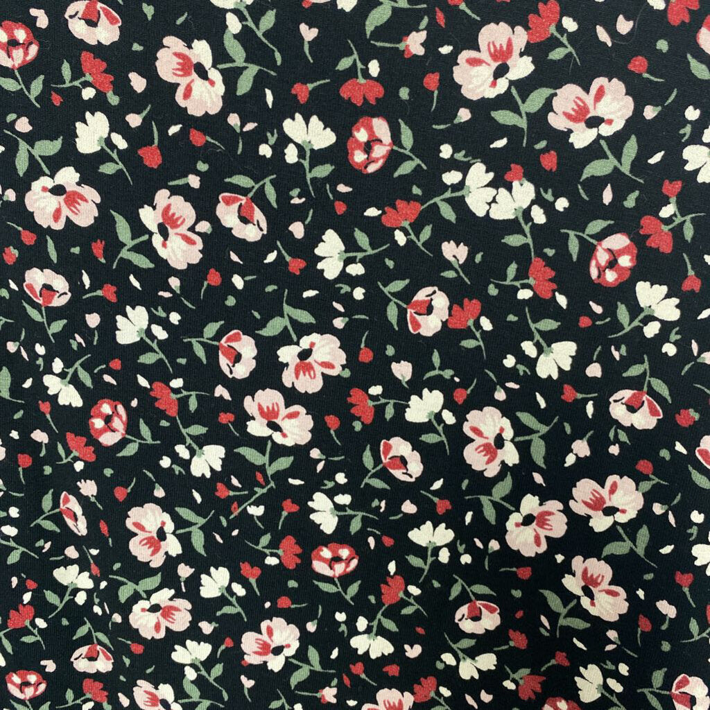 LONG SLEEVE FLORAL KNIT TOP