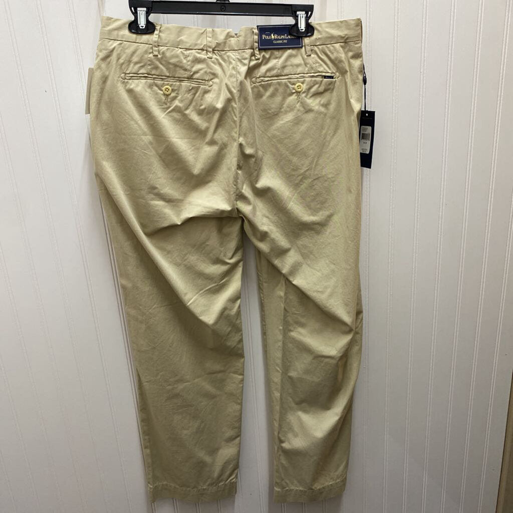 FLAT FRONT KHAKI PANTS