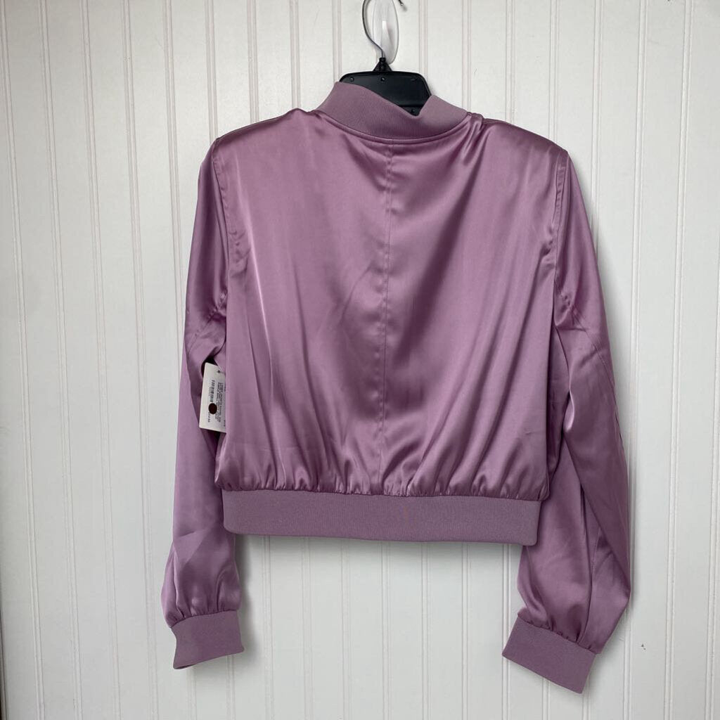 SATIN WAIST LENGTH JACKET