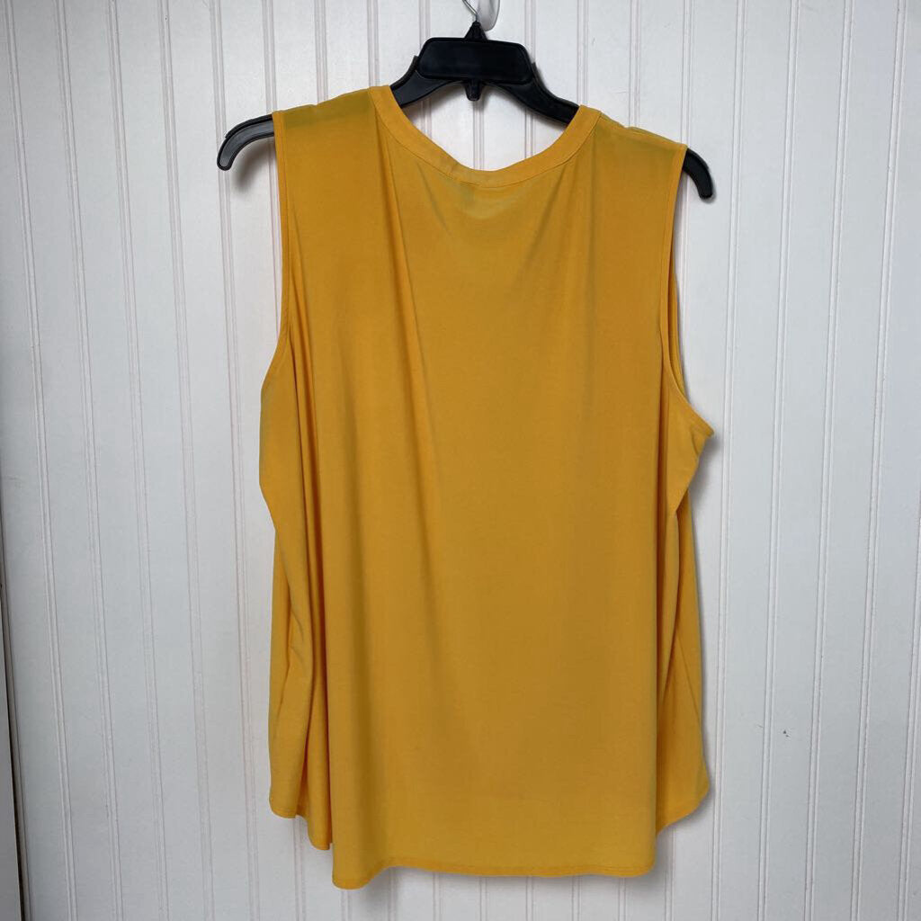 SLEEVLESS W/ GOLD BUTTONS