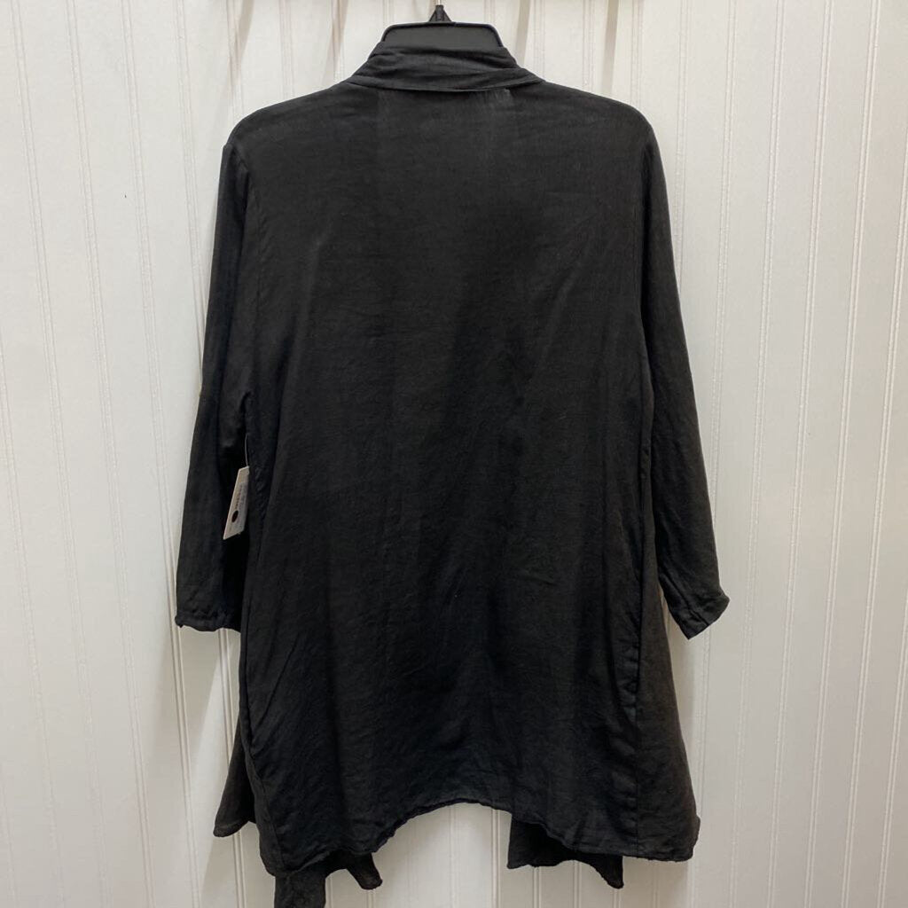 LINEN FLOWY CARDIGAN