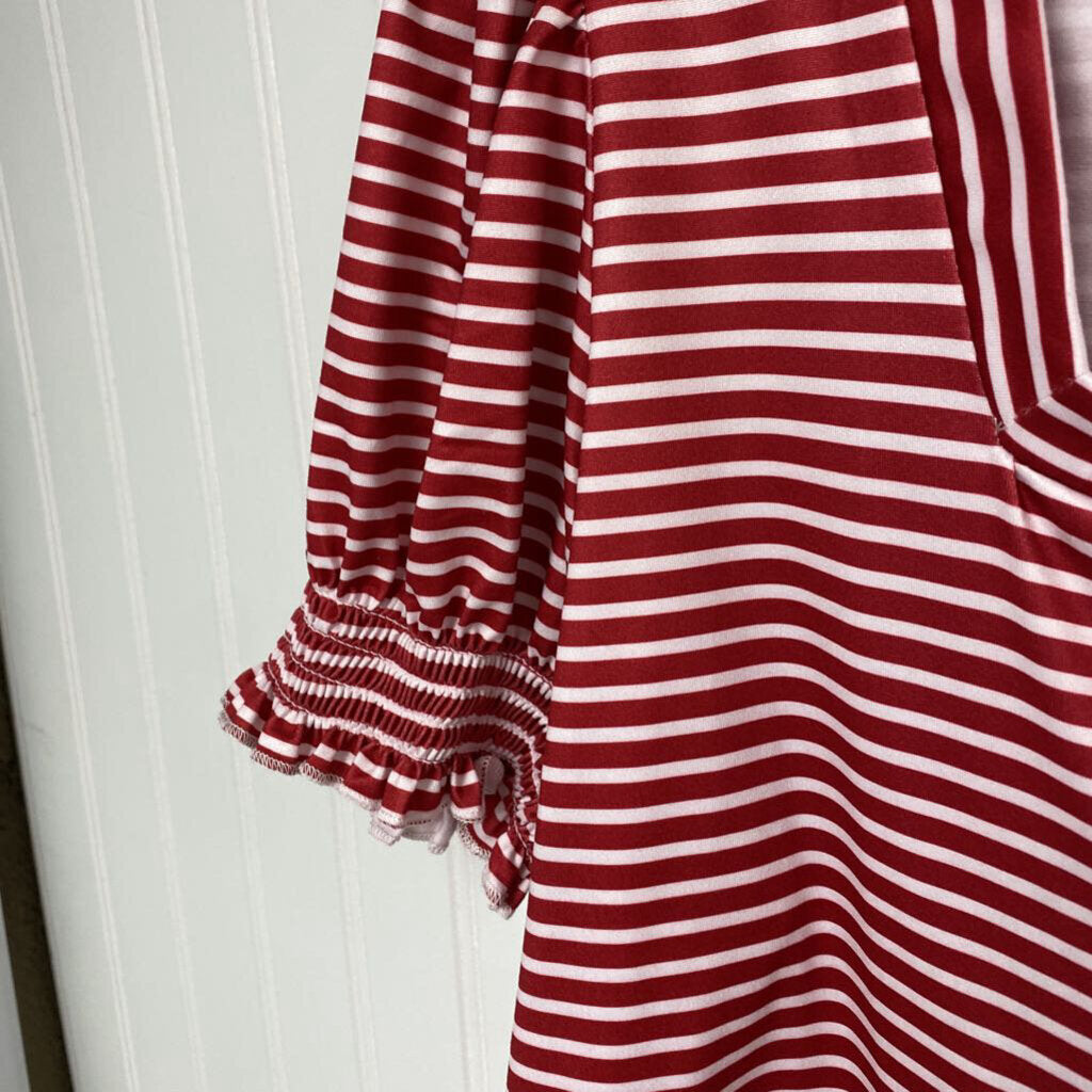 STRIPED SHORT SLEEVED