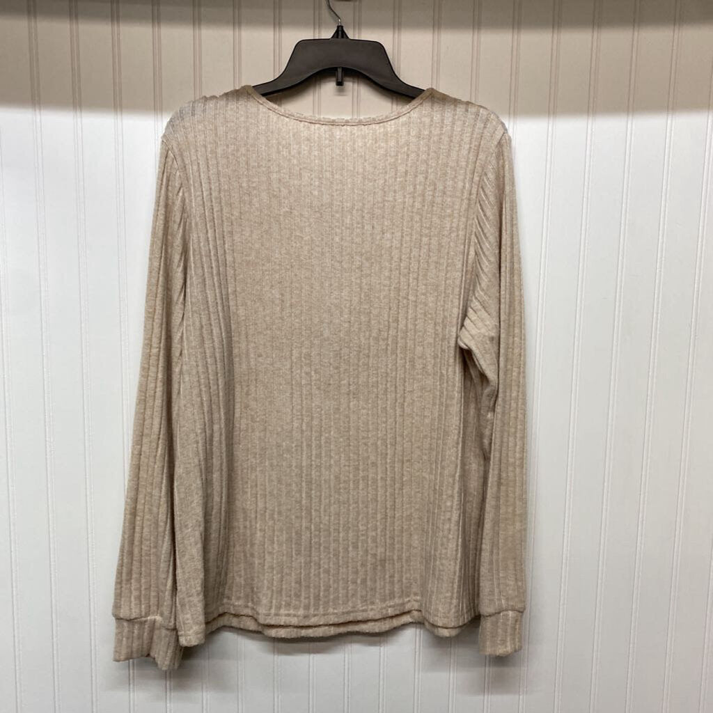 LONG SLEEVE KNIT TOP