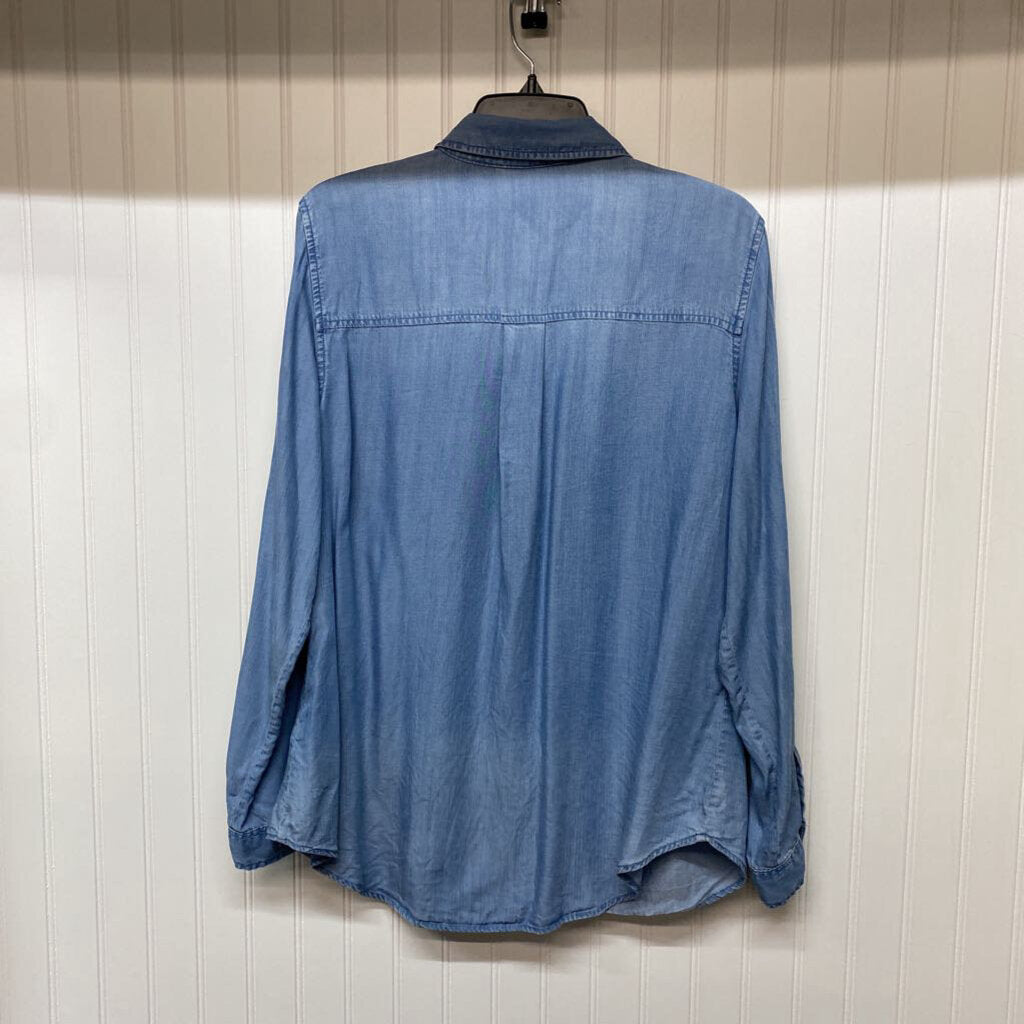 LONG SLEEVE DENIM BUTTON UP
