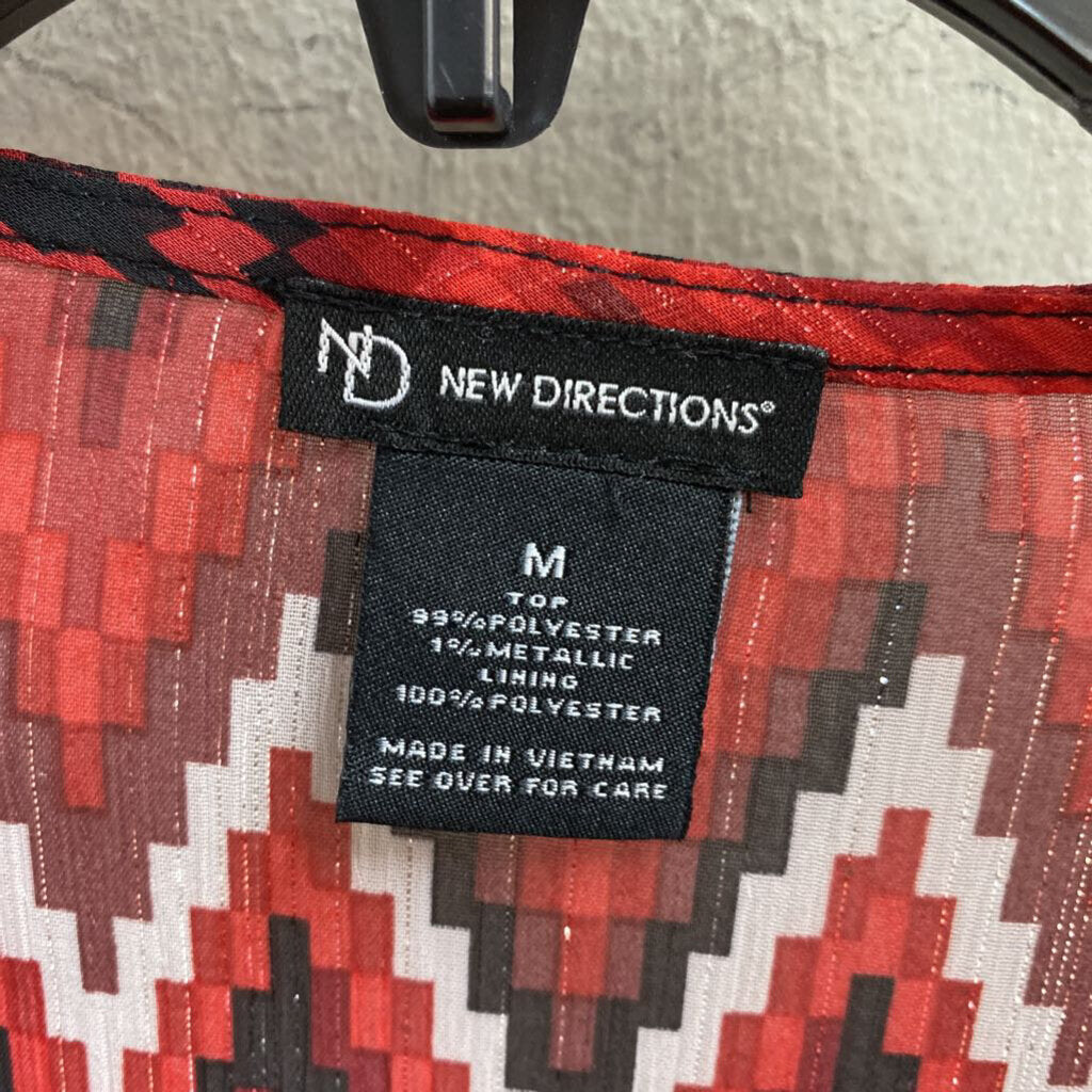 SHEAR LONG SLEEVED TOP