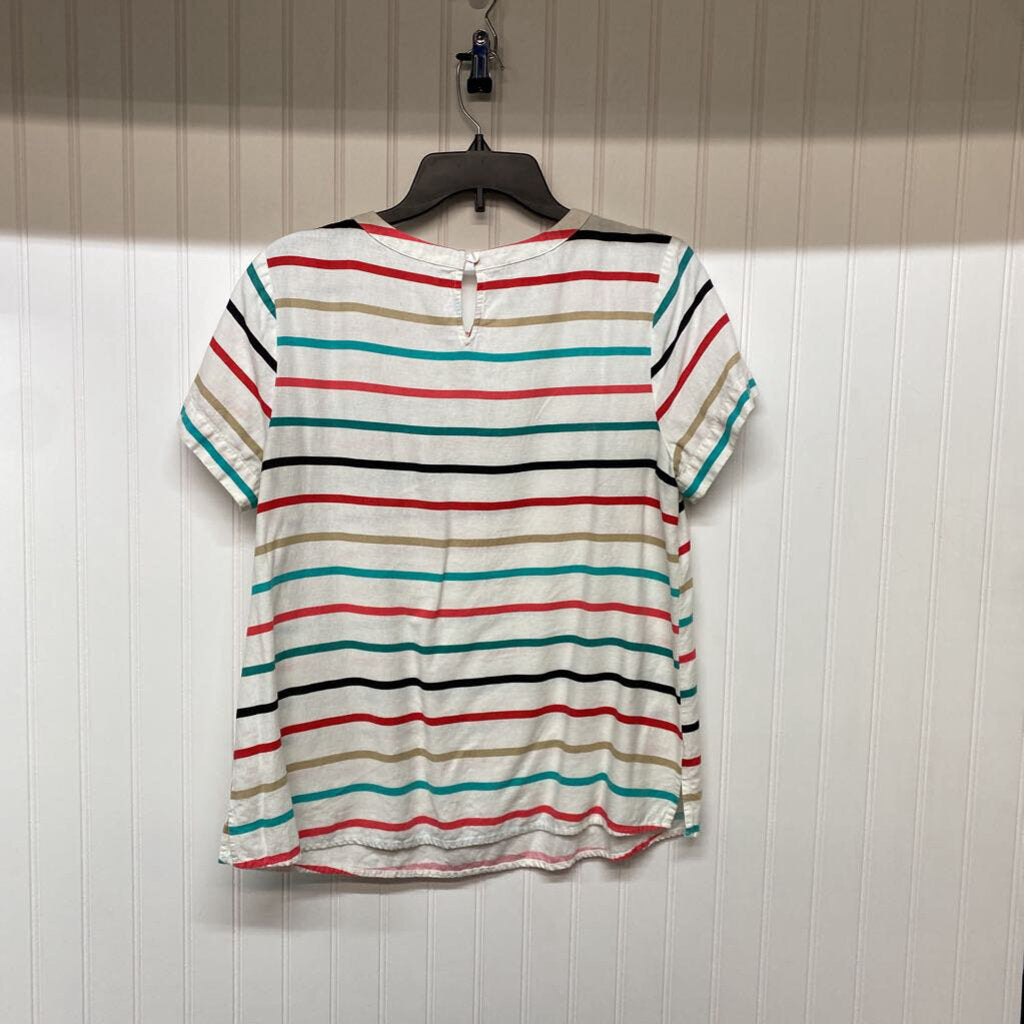 STRIPED SHORT SLEEVED