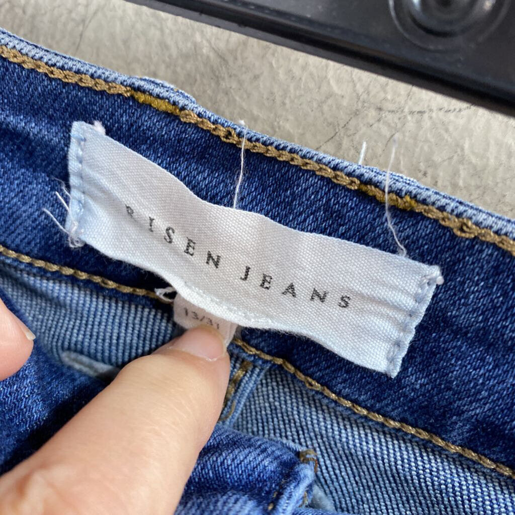HIGH QUALITY BRAND HI RISE DENIM JEANS