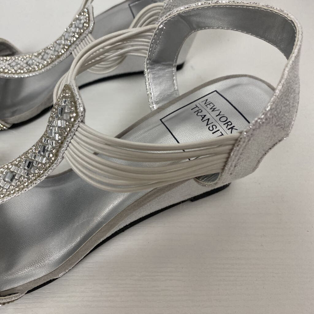 SILVER EMBELLISHED HEELS