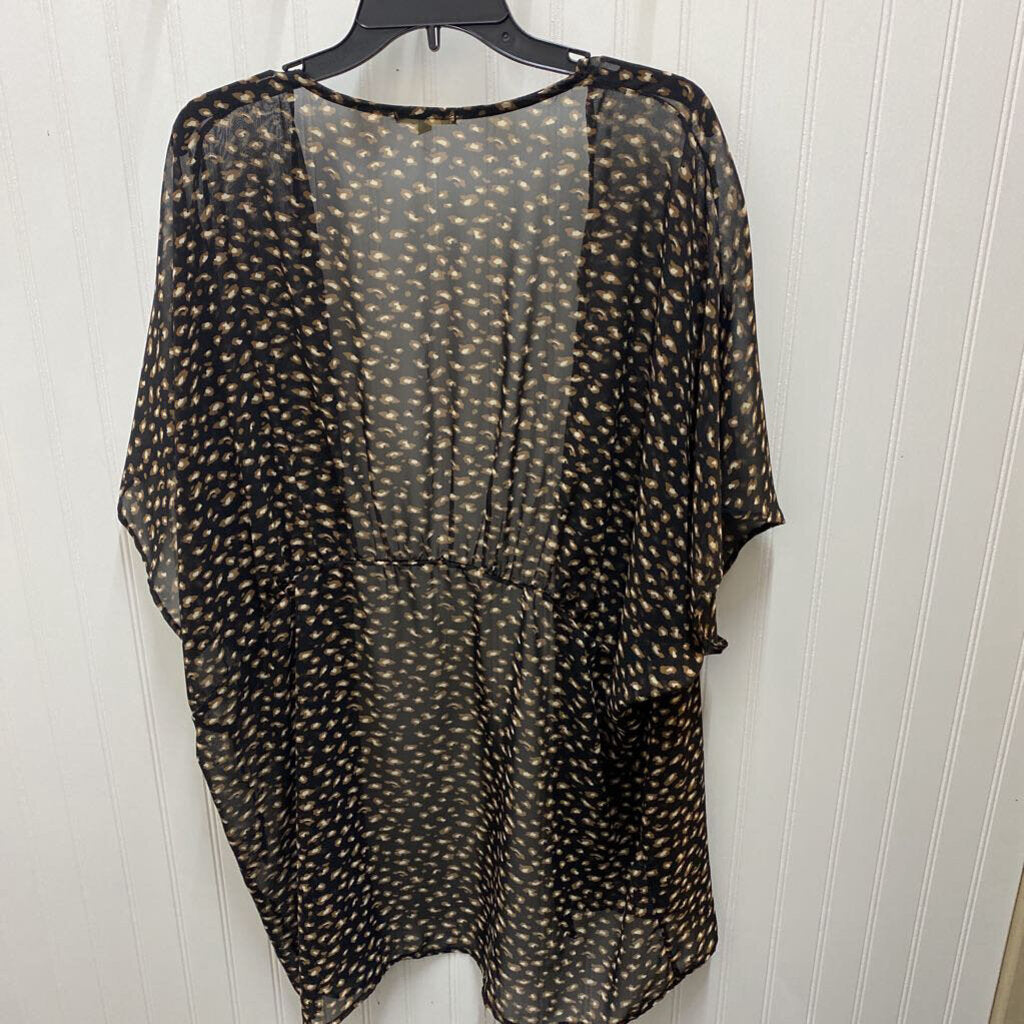 OPEN FRONT SHEER CARDIGAN