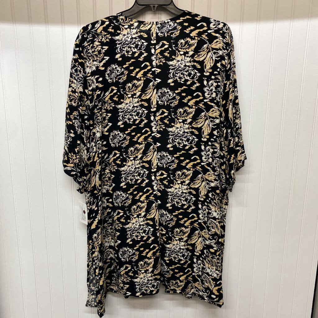 *LONG SHORT SLEEVE OPEN FRONT CARDIGAN