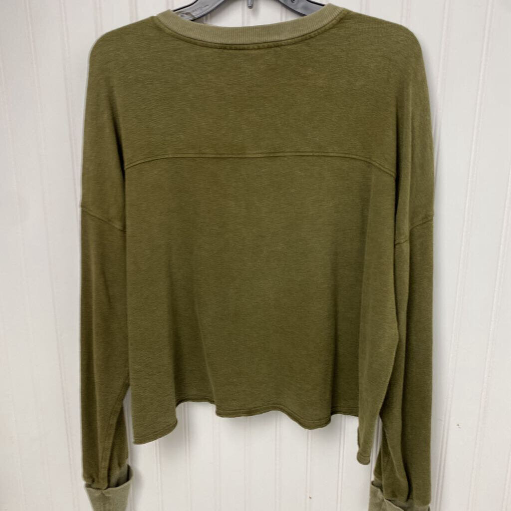 LONG SLEEVE HENLEY TOP