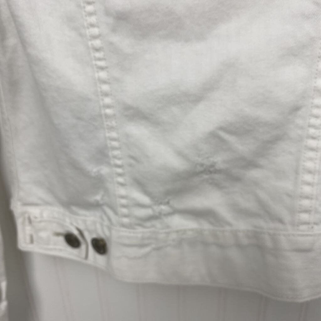 WHITE DENIM JACKET