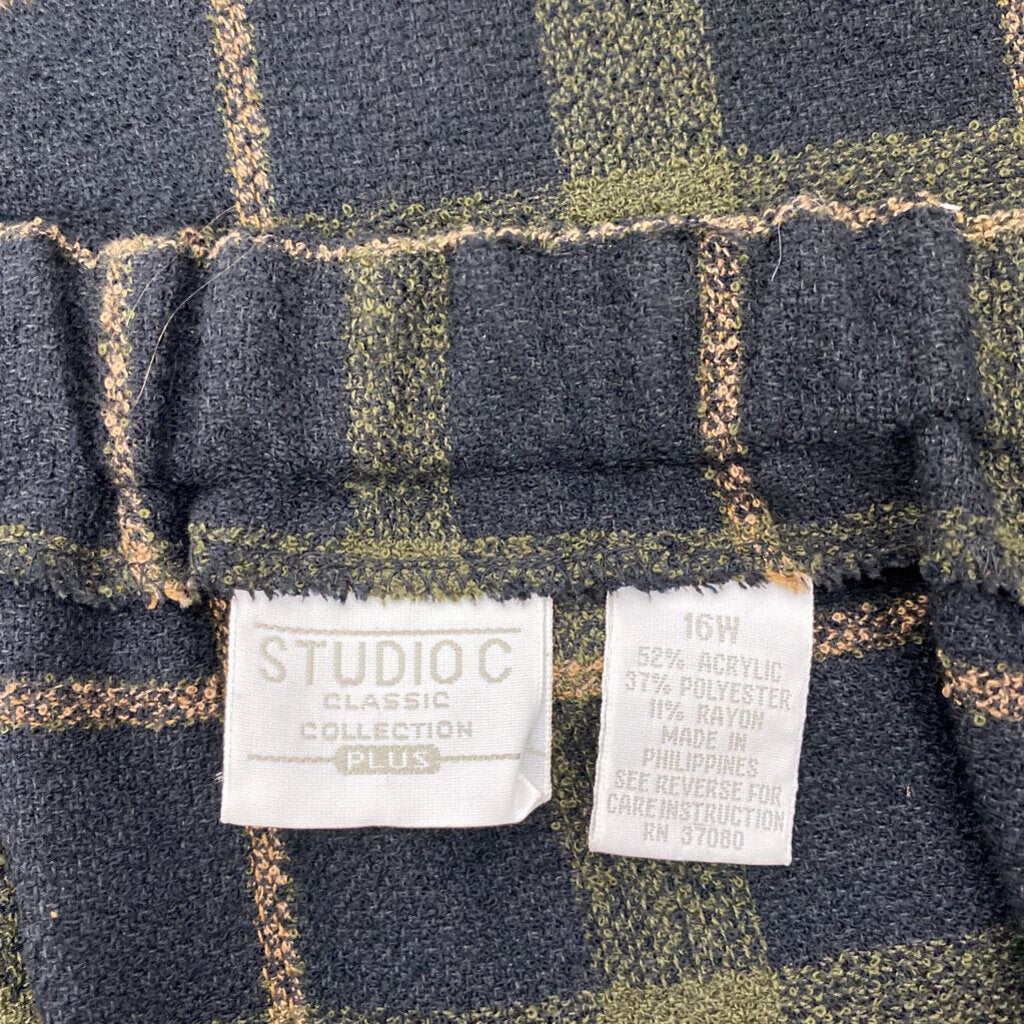 LONG PLAID SKIRT