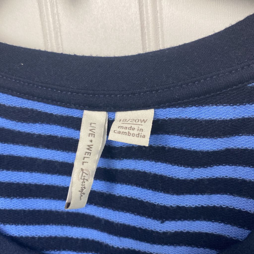 STRIPED SHORT SLEEVED