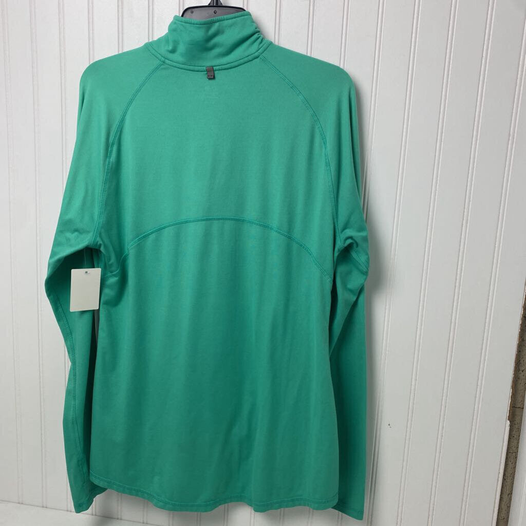 *LADIES BASIC MOCK ZIP JACKET