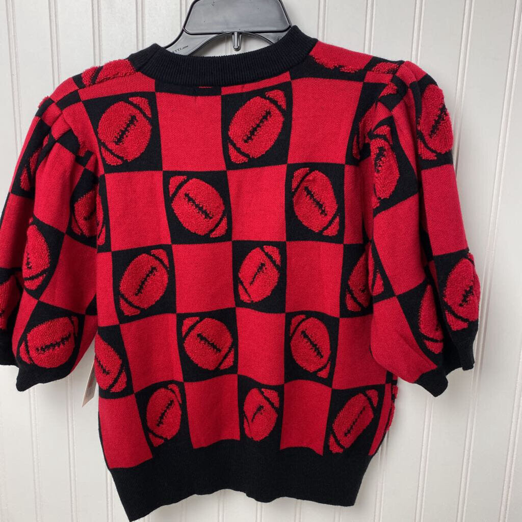 SHORT SLEEVED FOOTBALL SWEATER