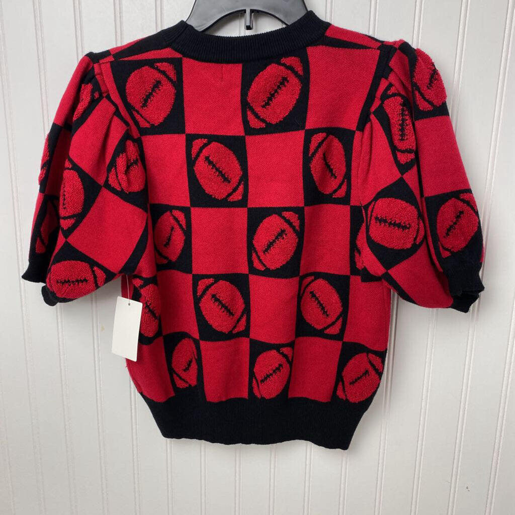 SHORT SLEEVED FOOTBALL SWEATER