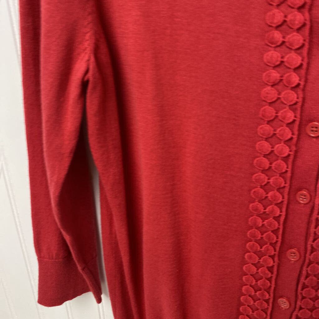 LACE TRIMMED CARDIGAN