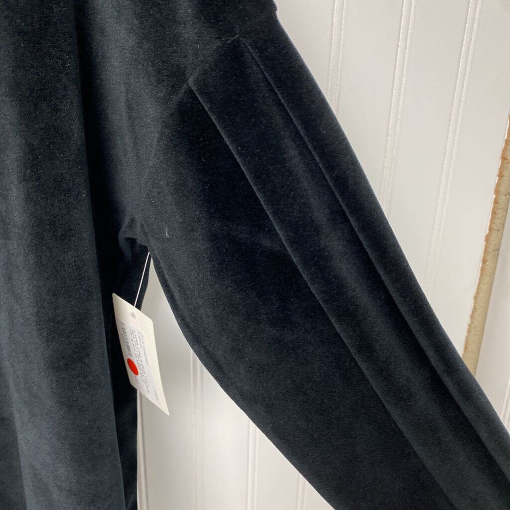 LONG SLEEVE VELOUR TOP