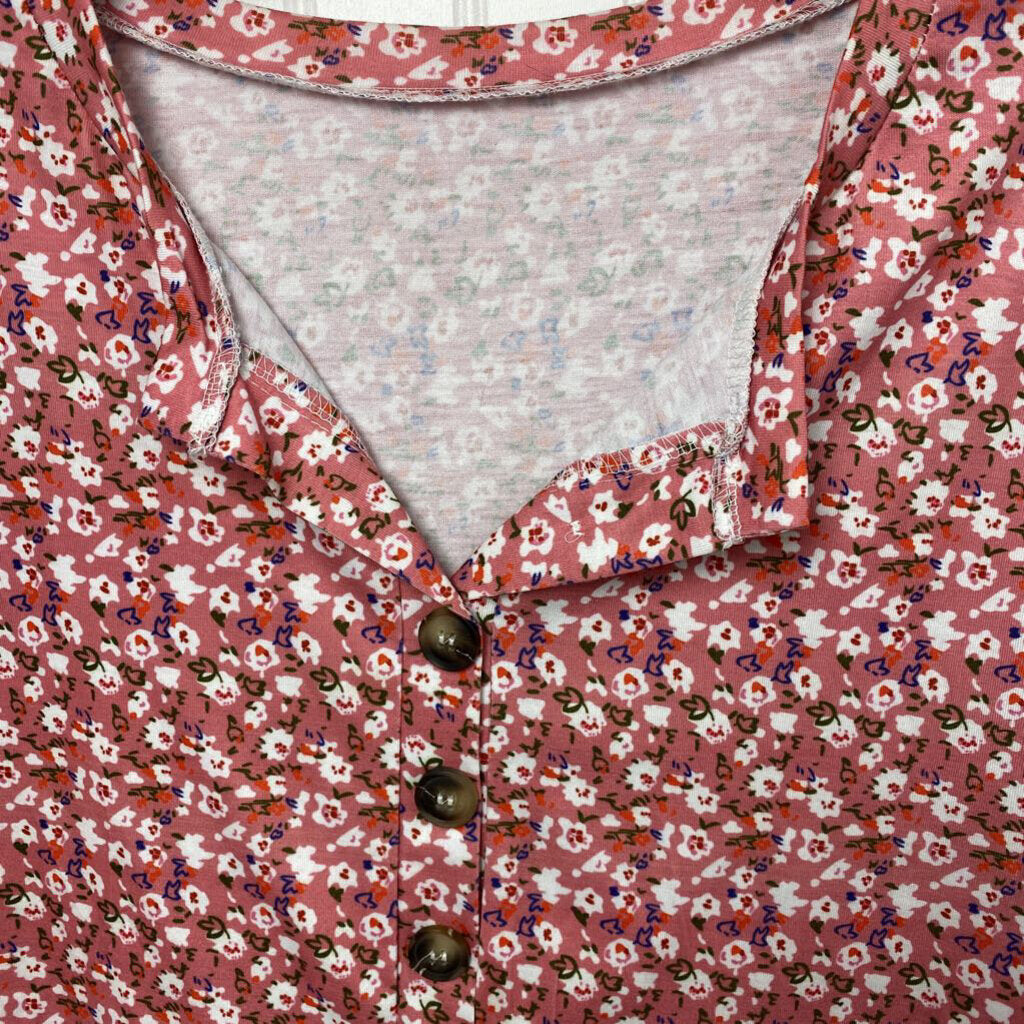 SHORT SLEEVE HENLEY TOP