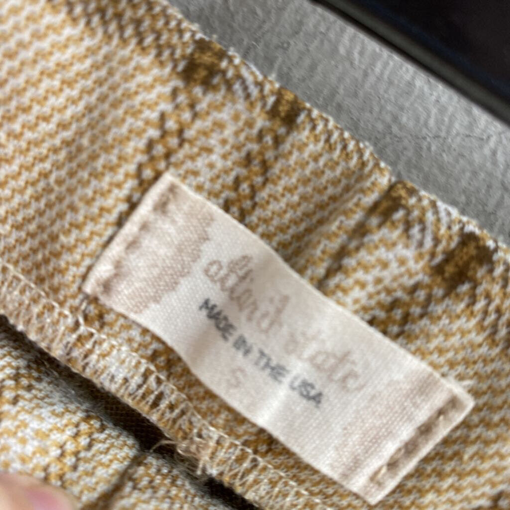 *PLAID STRAIGHT KNIT DRESS PANTS