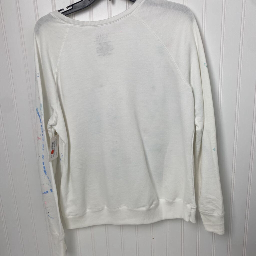 PAINT SPLATTERD SWEATSHIRT